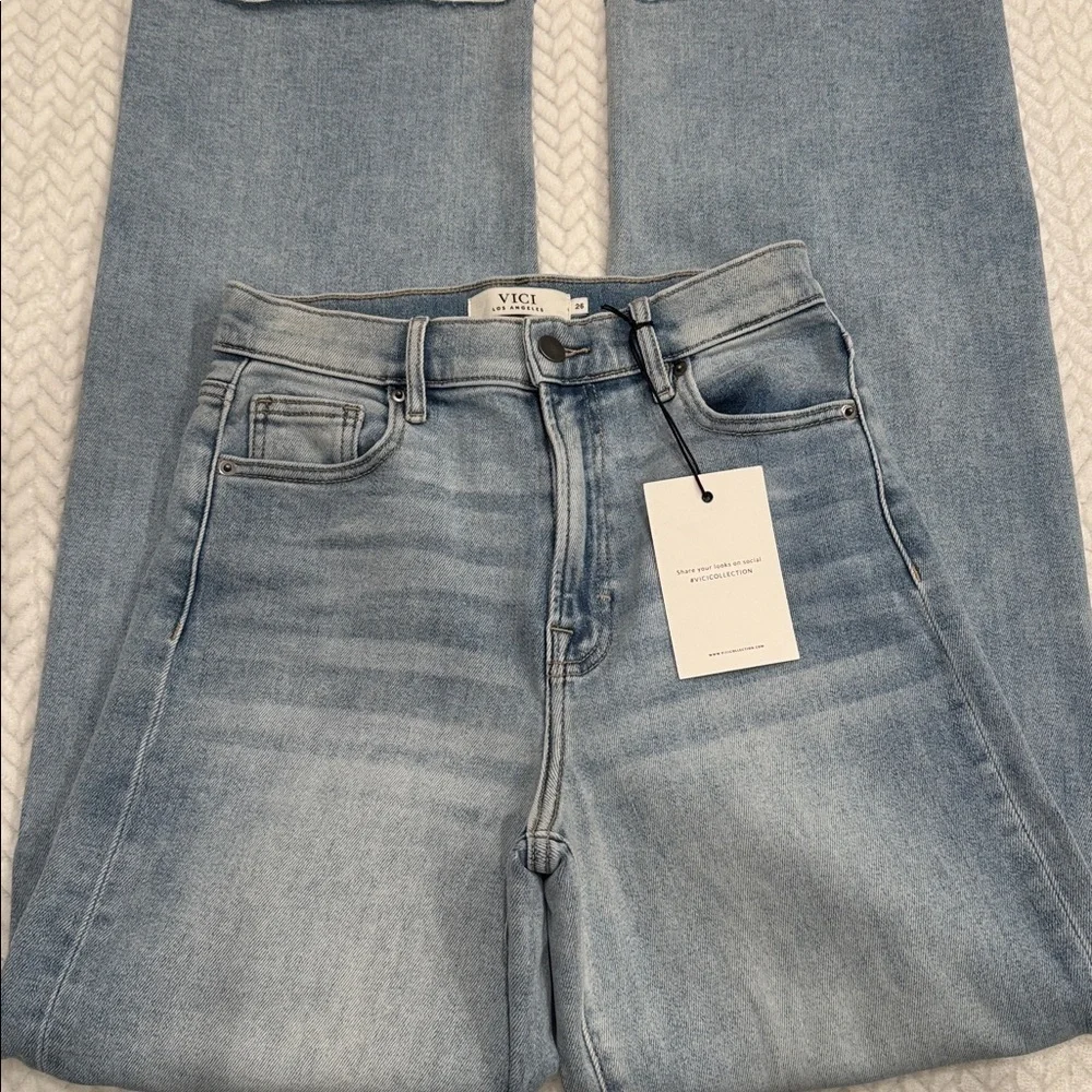 Vici -Icon Super Stretch High Rise Straight Jeans